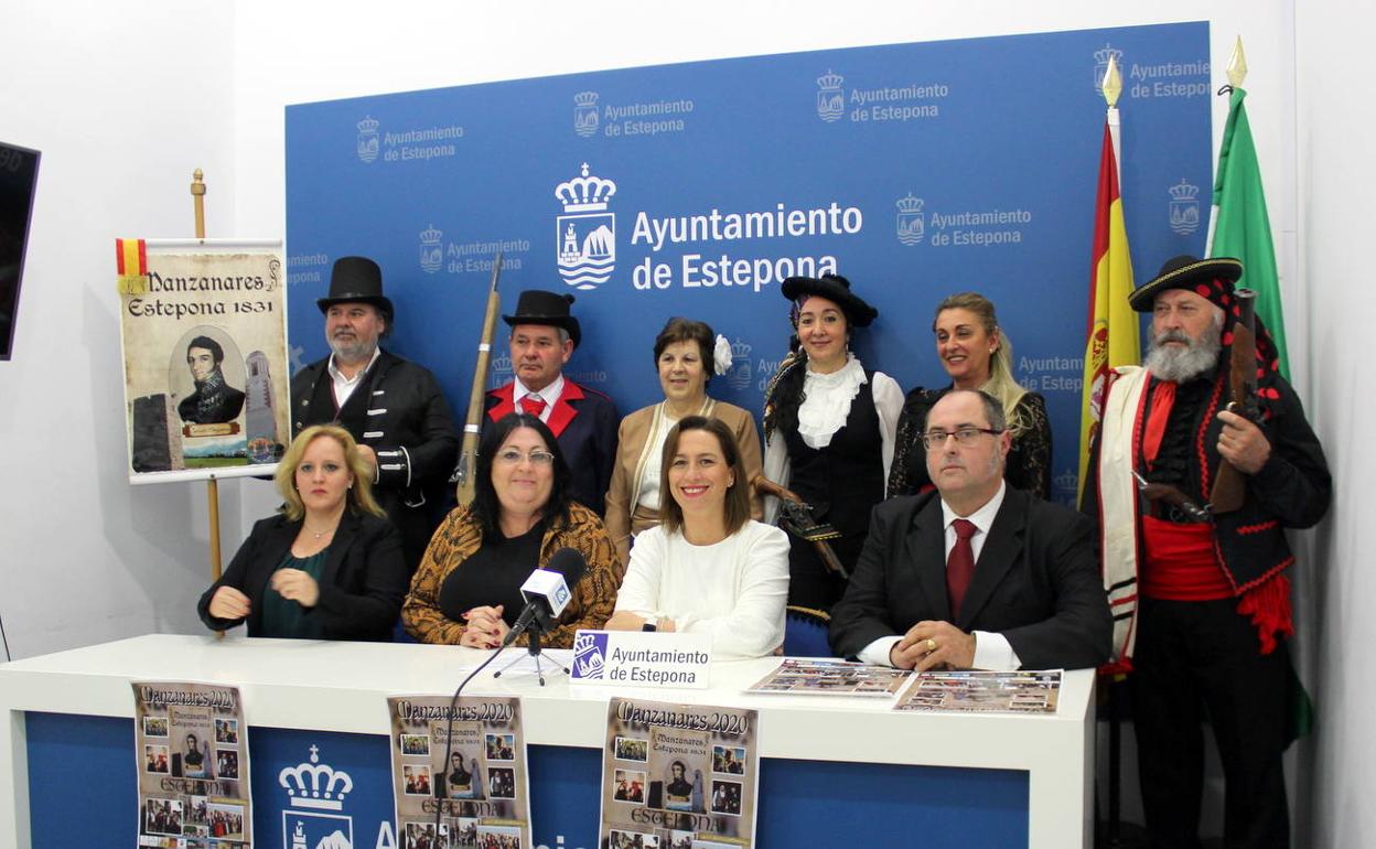 Presentación de la recreación en el Ayuntamiento 