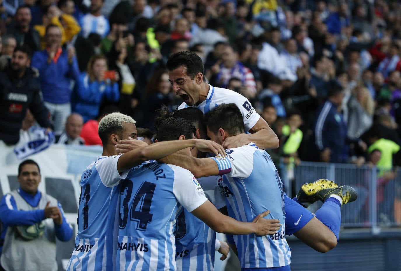 Fotos: El Málaga-Racing, en imágenes