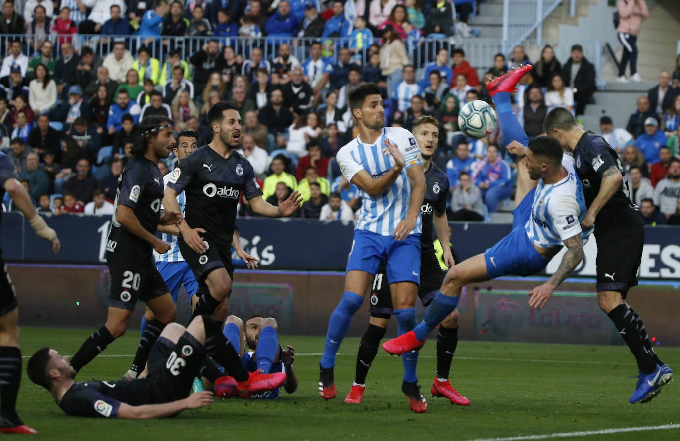 Fotos: El Málaga-Racing, en imágenes