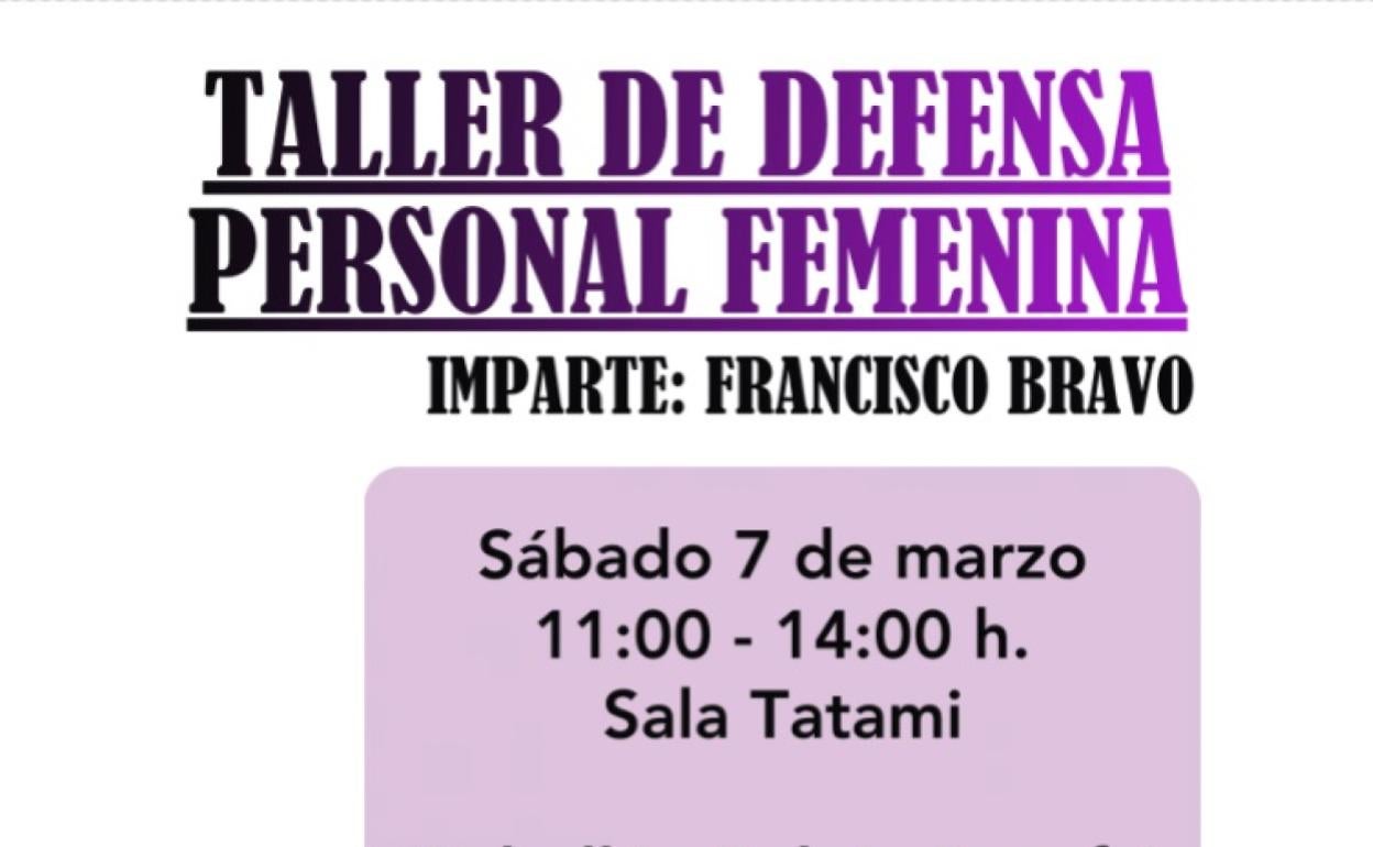 Cartel promocional de la actividad. 