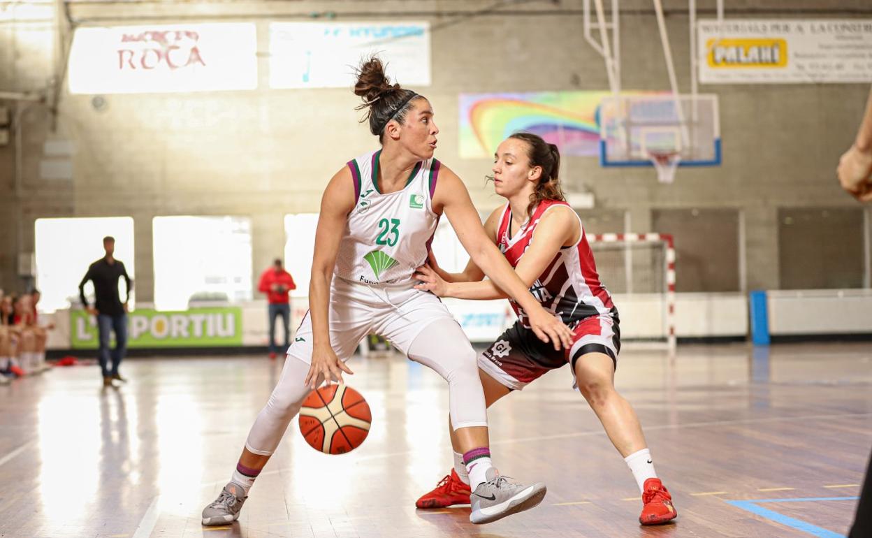 Ángela Rodríguez, máxima anotadora con 20 puntos. 