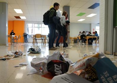 Imagen secundaria 1 - Huelga de limpieza en la Universidad de Málaga en pleno repunte de la epidemia de coronavirus