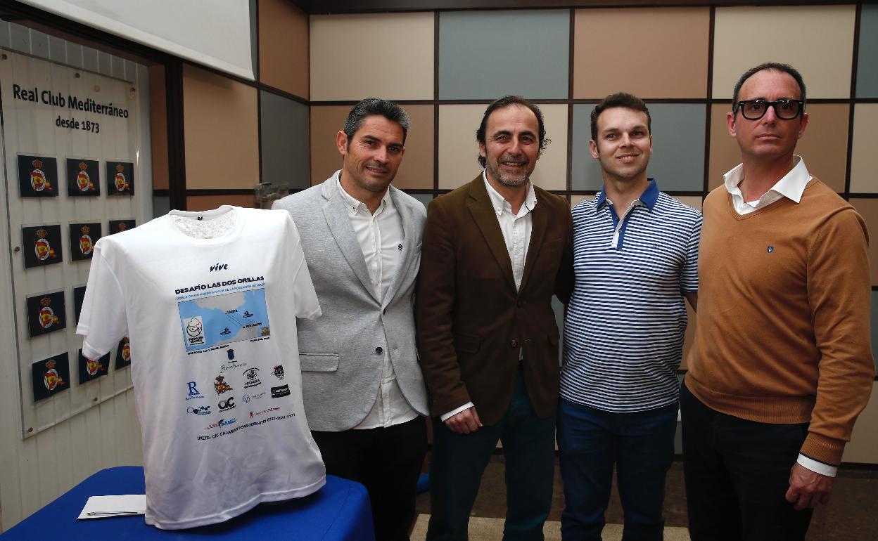 Luis Portillo, Andrés Olivares, Fernando Romero y José María Villalta 