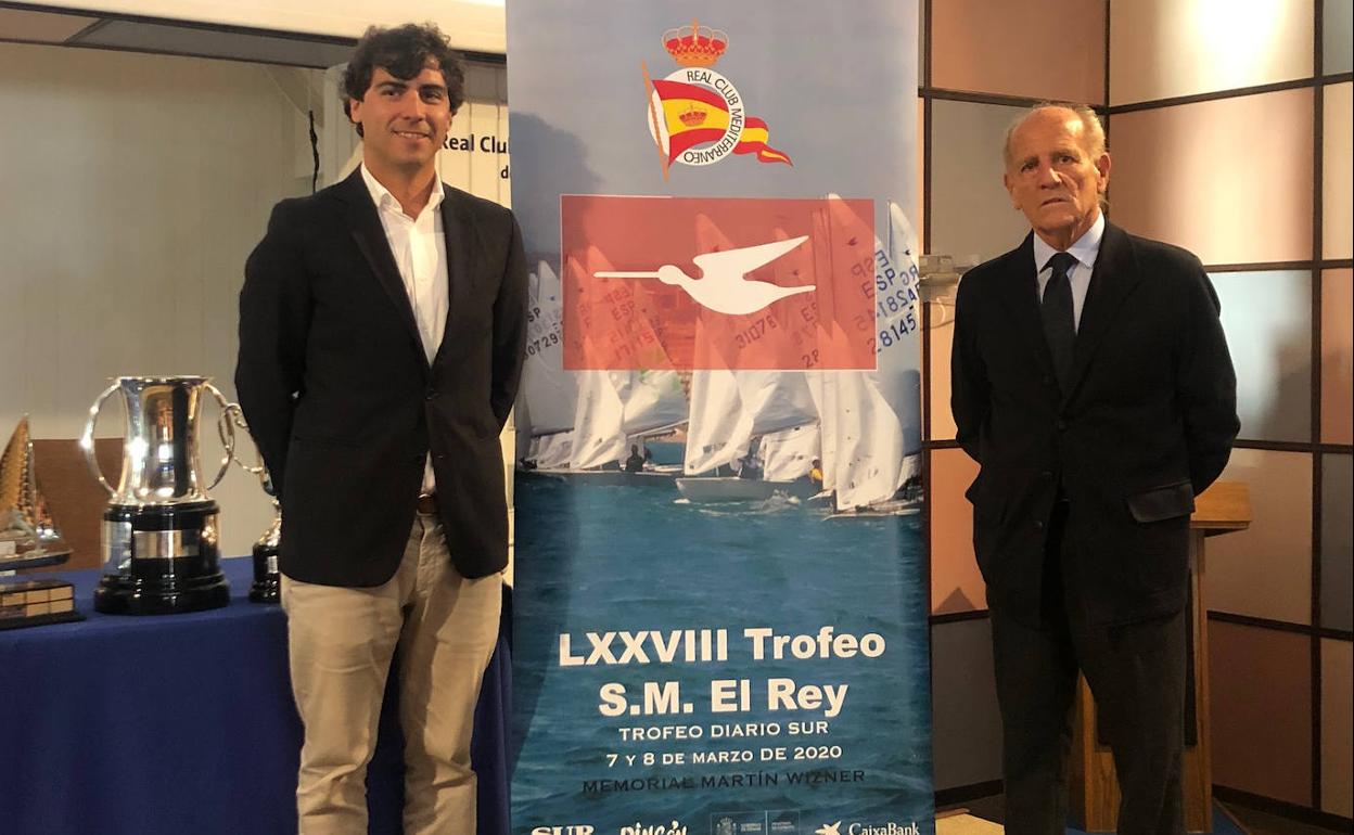 Rafael Díaz y Eduardo Cestino, hoy en la presentación. 