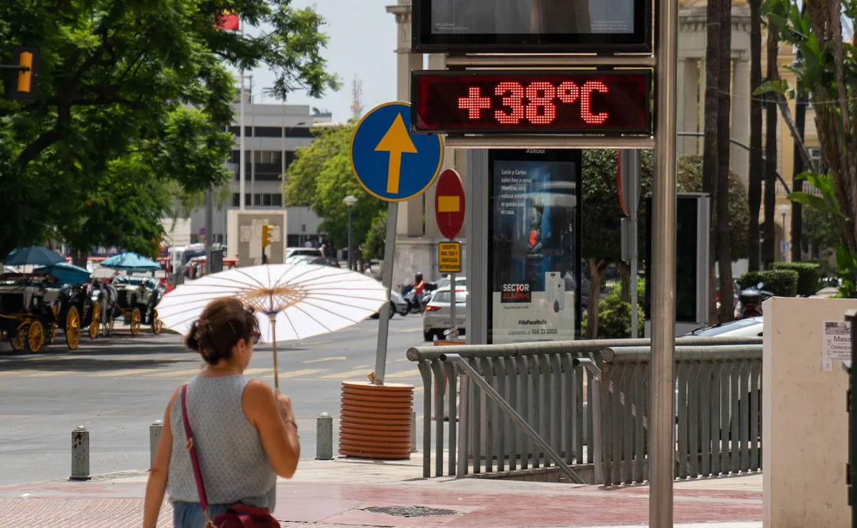 Las olas de calor cada vez serán más largas en Málaga a causa del calentamiento global. 