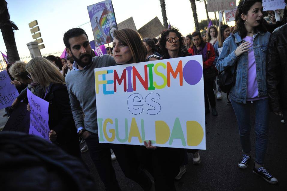 Fotos: La marcha del 8M en Málaga, en imágenes