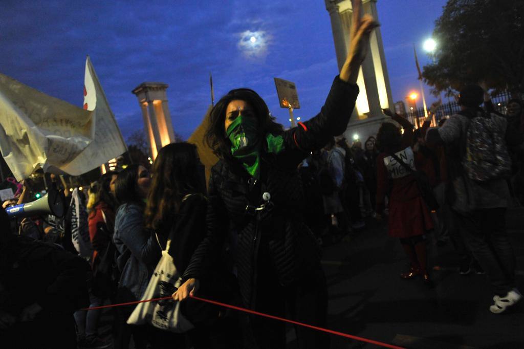 Fotos: La marcha del 8M en Málaga, en imágenes