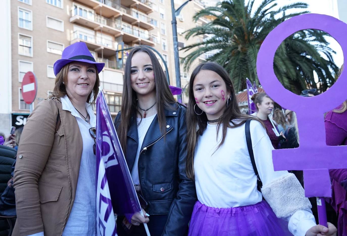 Fotos: La marcha del 8M en Málaga, en imágenes