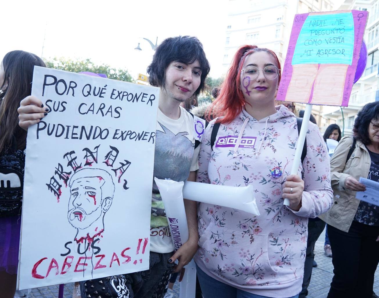 Fotos: La marcha del 8M en Málaga, en imágenes
