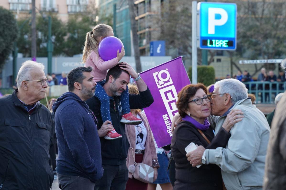 Fotos: La marcha del 8M en Málaga, en imágenes