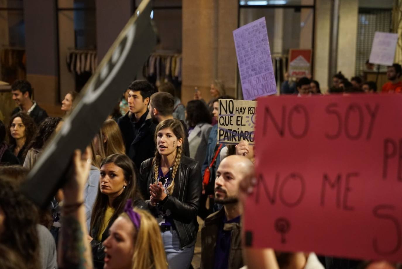 Fotos: La marcha del 8M en Málaga, en imágenes