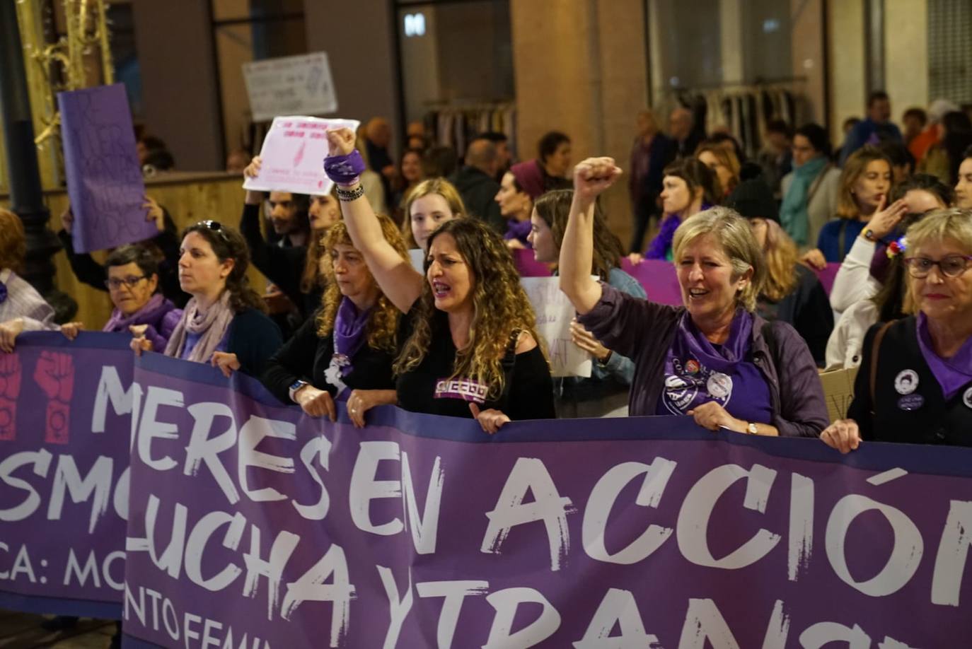 Fotos: La marcha del 8M en Málaga, en imágenes
