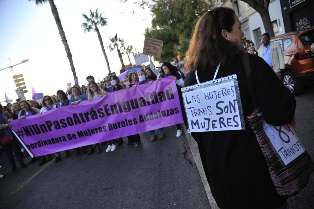Fotos: La marcha del 8M en Málaga, en imágenes
