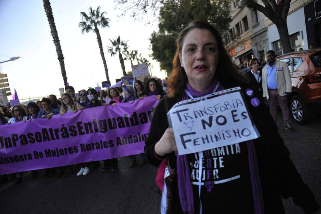 Fotos: La marcha del 8M en Málaga, en imágenes
