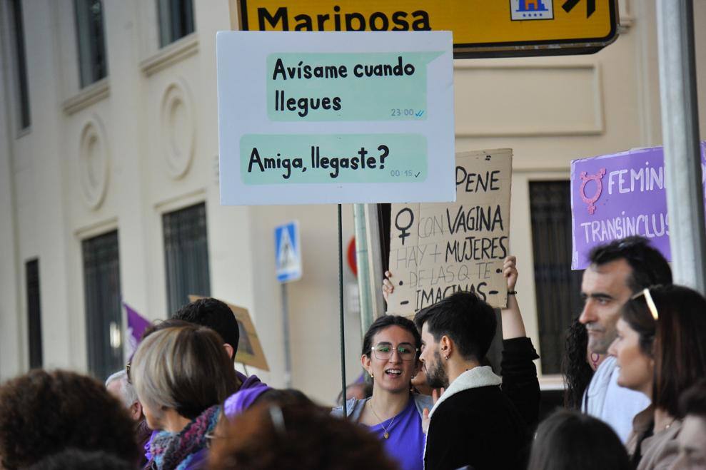 Fotos: La marcha del 8M en Málaga, en imágenes