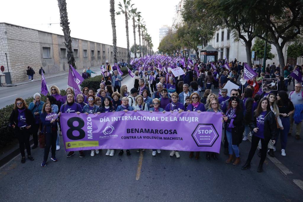 Fotos: La marcha del 8M en Málaga, en imágenes