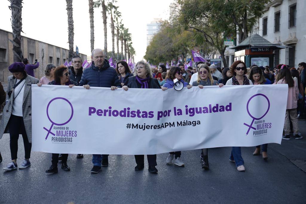 Fotos: La marcha del 8M en Málaga, en imágenes