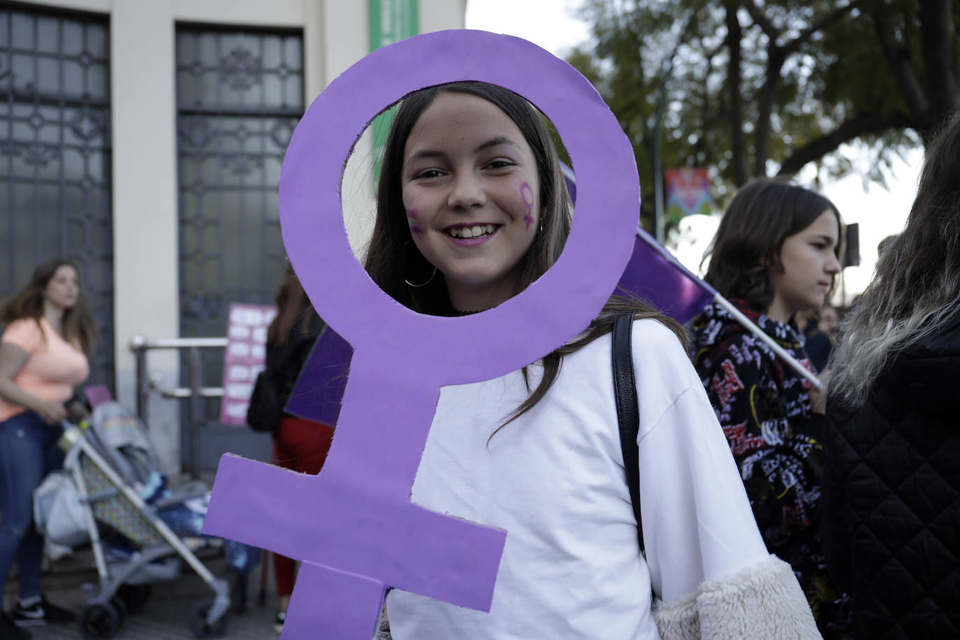 Fotos: La marcha del 8M en Málaga, en imágenes