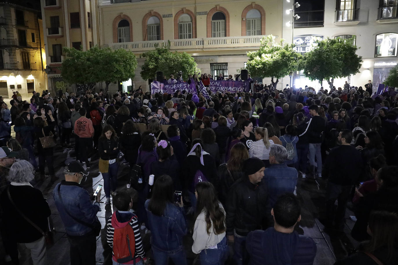 Fotos: La marcha del 8M en Málaga, en imágenes