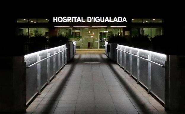 Entrada del Hospital de Igualada. 