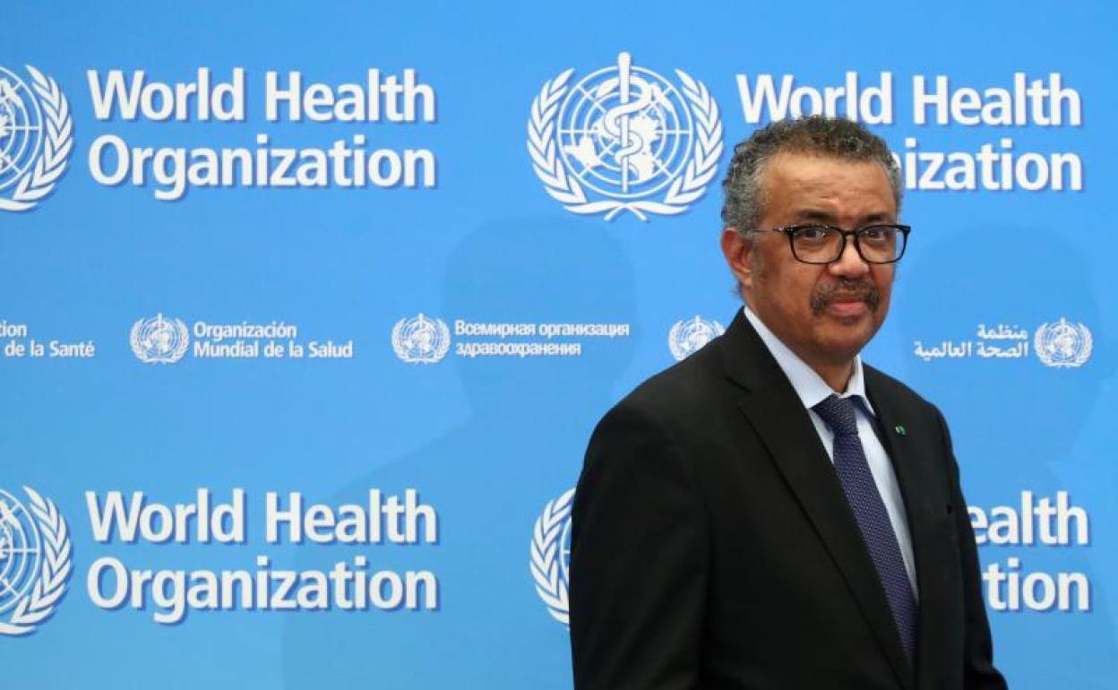 El director general de la Organización Mundial de la Salud (OMS), Tedros Adhnanom Ghebreyesus. 