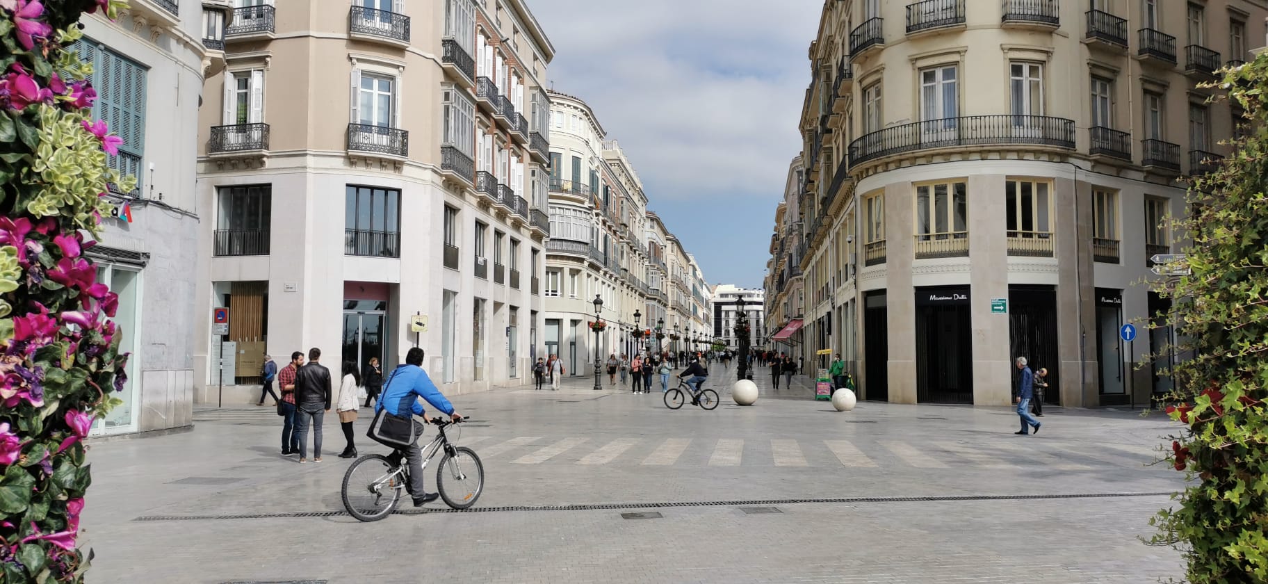 Ambiente en las calles del Centro.