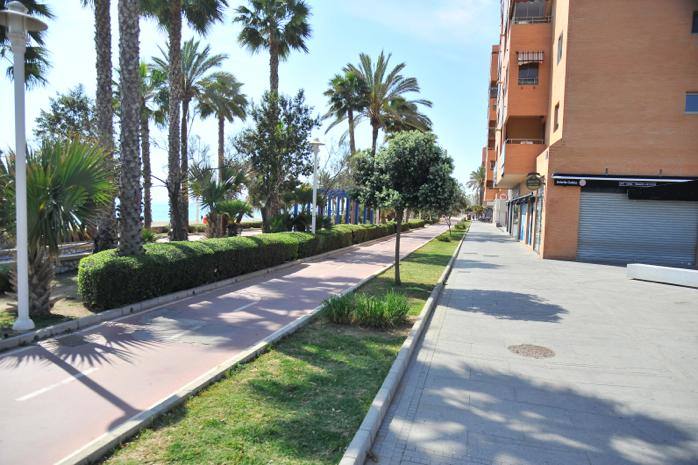 Zona del paseo marítimo de Poniente