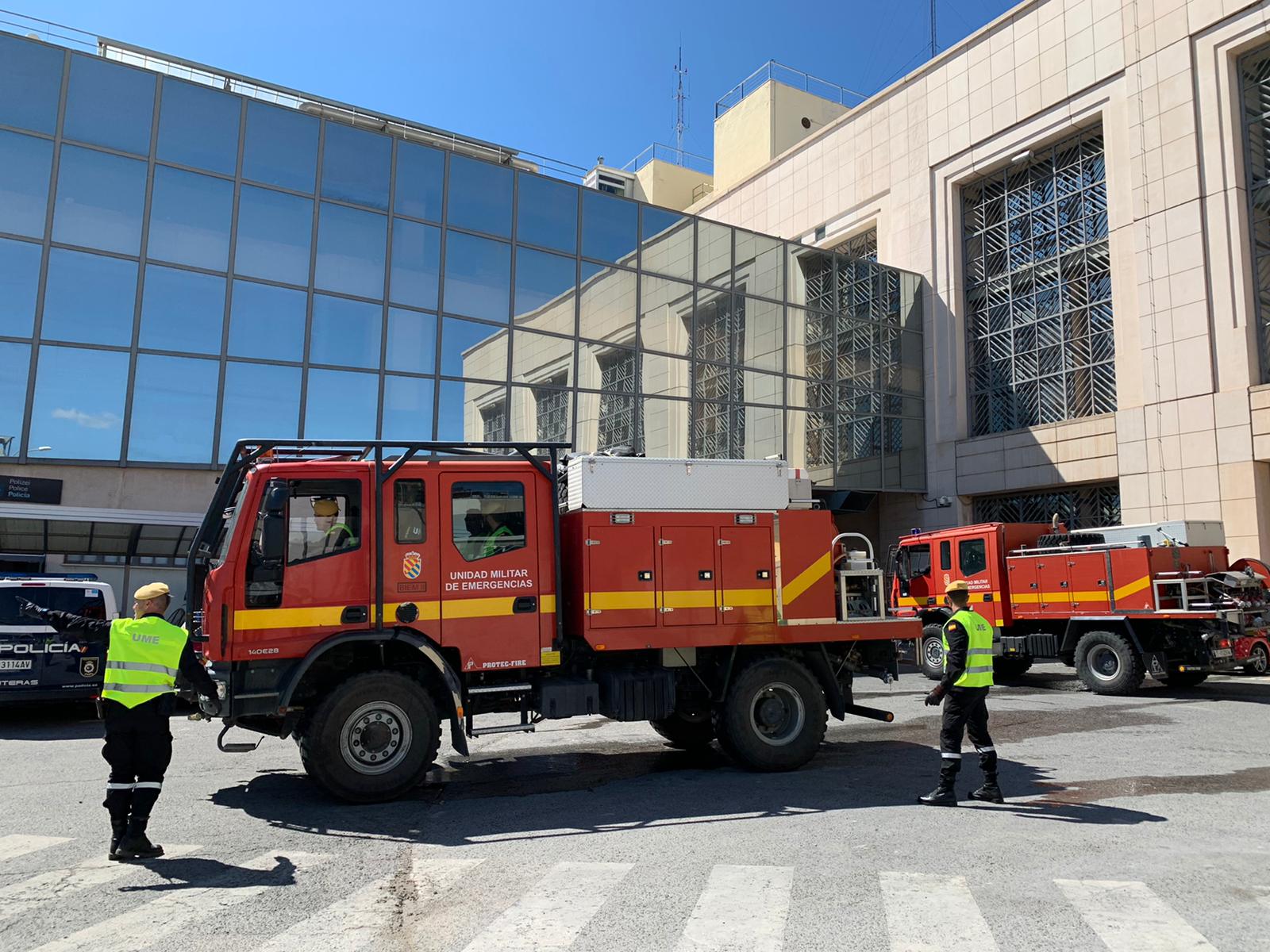 Despliegue de la UME en Málaga