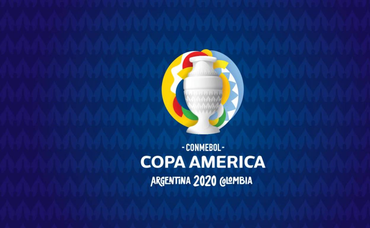 Cartel anunciador de la Copa América. 