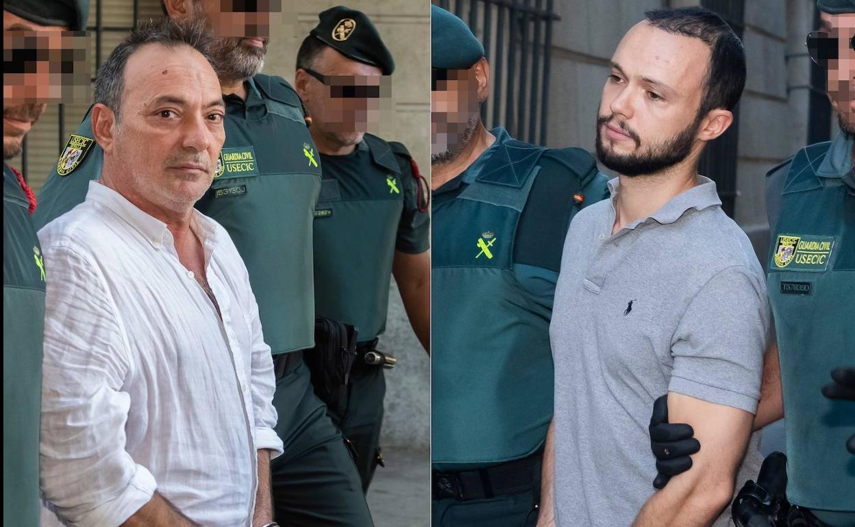 El gerente de Magrudis, José Antonio Marín, y su hijo mayor, Sandro