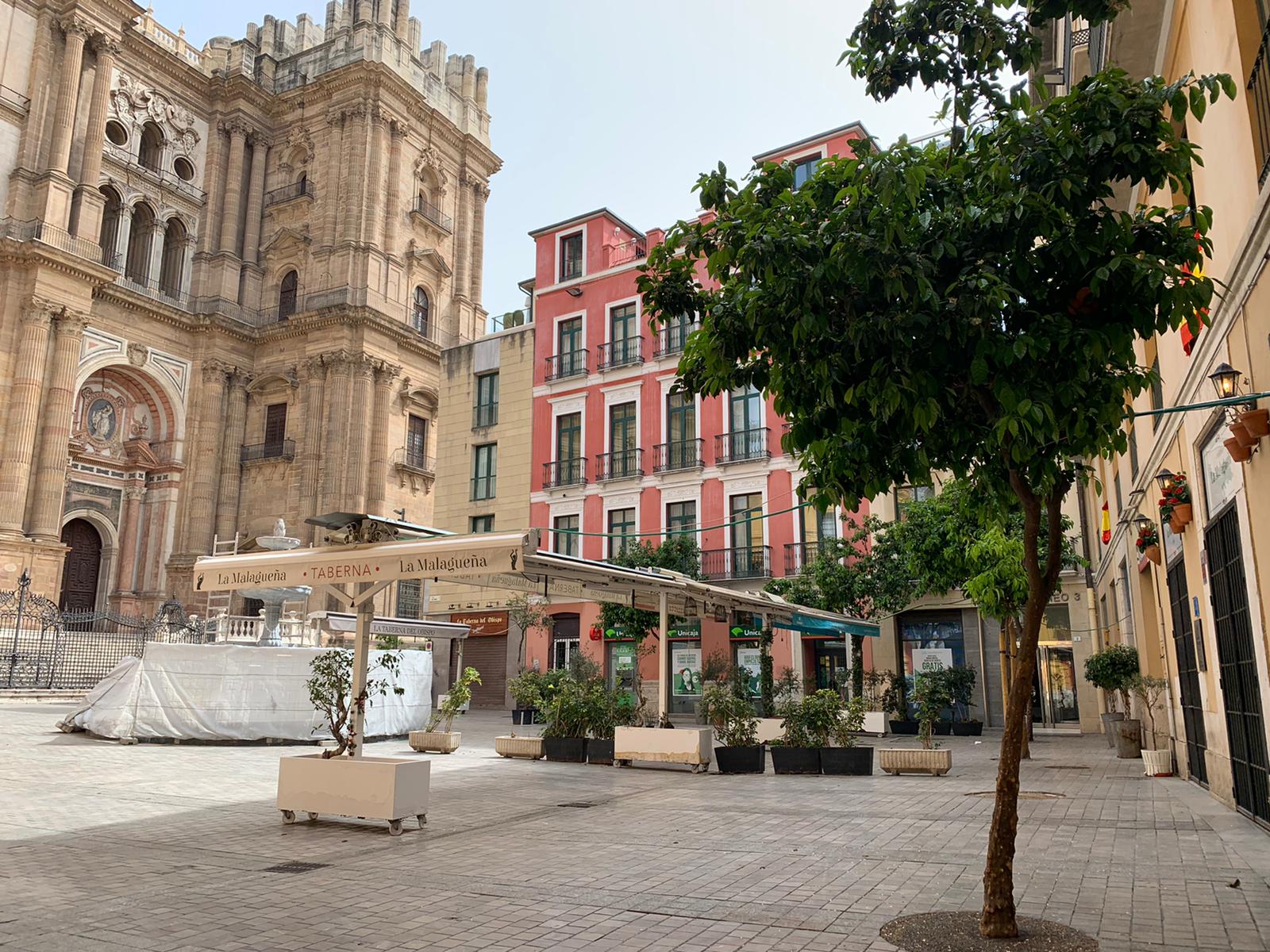 Ambiente en el Centro de Málaga