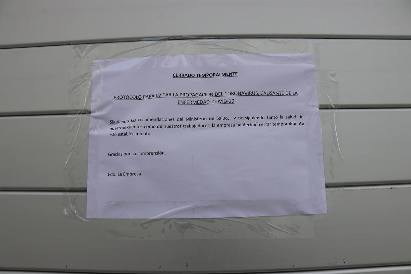 Así están las calles y locales de Ronda por la cuarentena