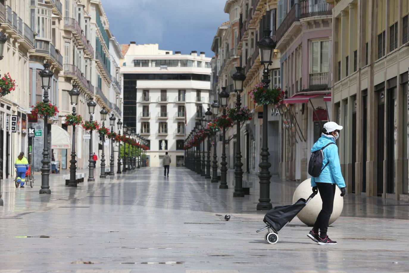 Test rápidos de detección del COVID-19 realizados en La Roca, en Málaga capital.