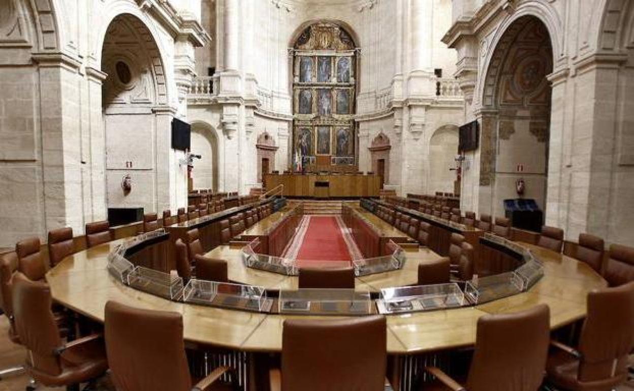 Imagen de archivo del Parlamento andaluz.