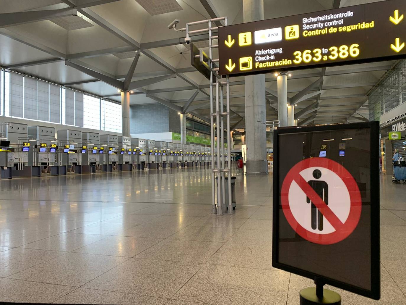 Imagen del aeropuerto de Málaga.