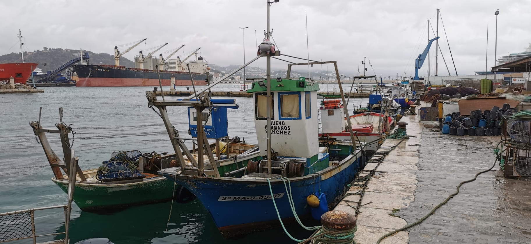 Situación en el Puerto de Málaga