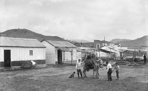 Playas de El Palo hacia 1910