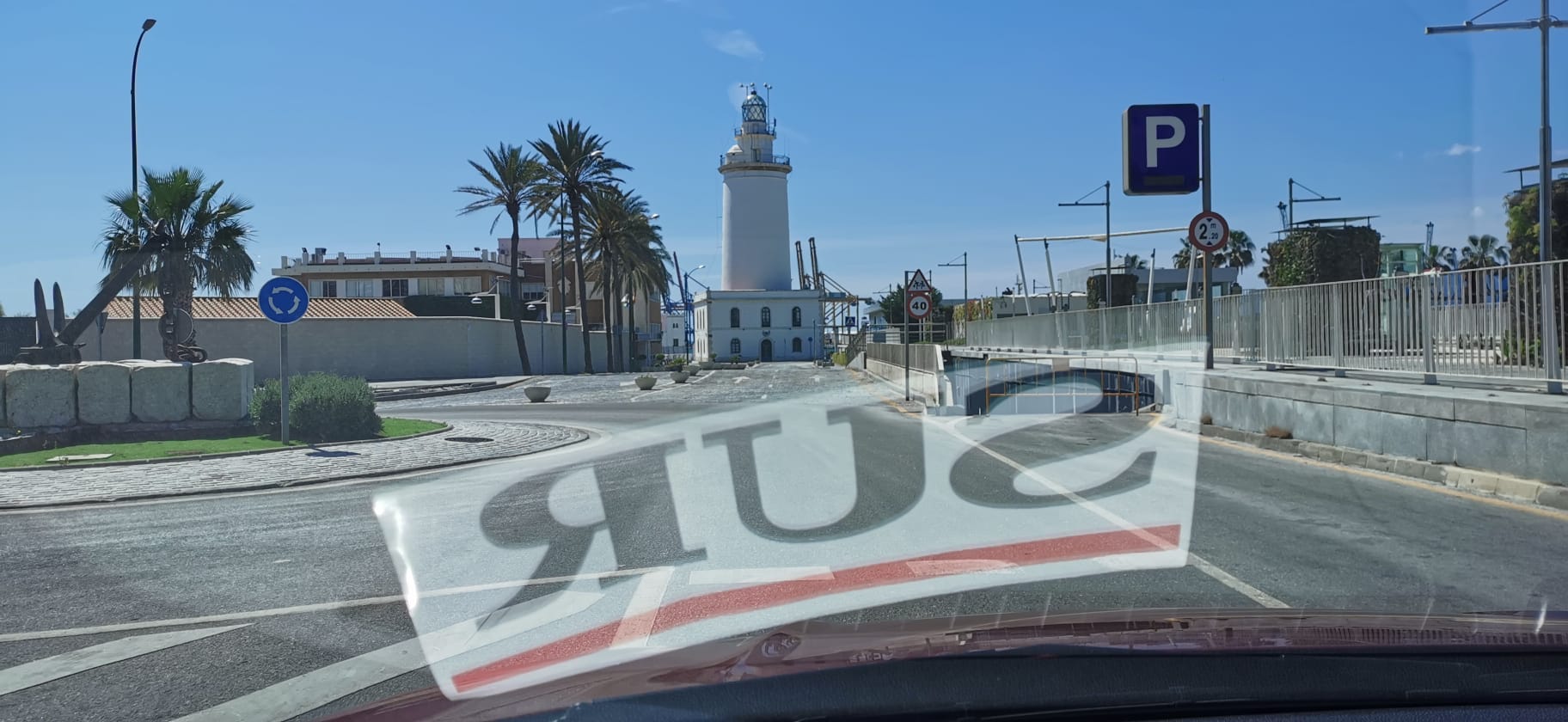 El puerto de Málaga, este domingo 29.