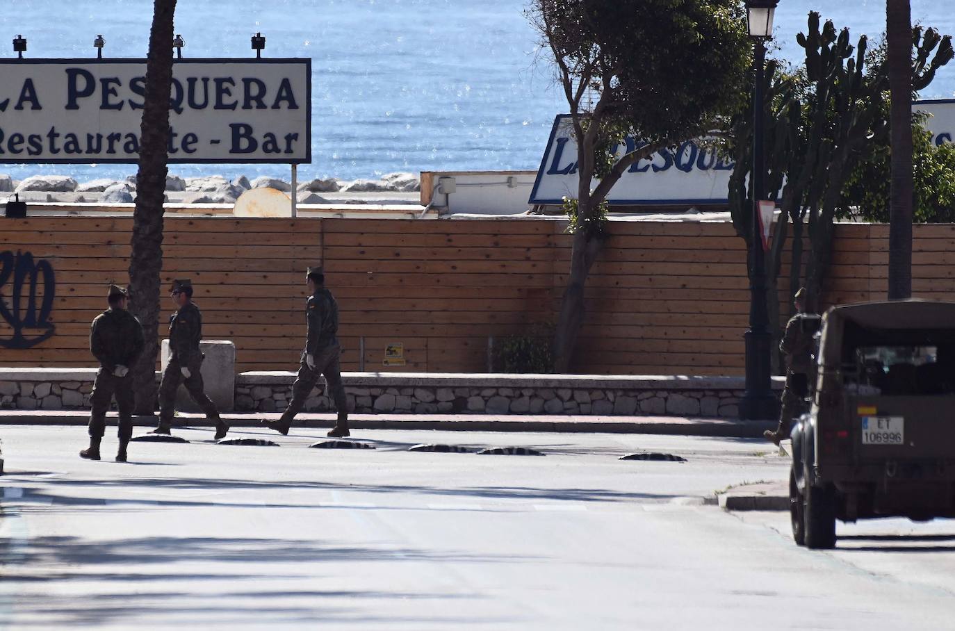 La Legión, en Puerto Banús.
