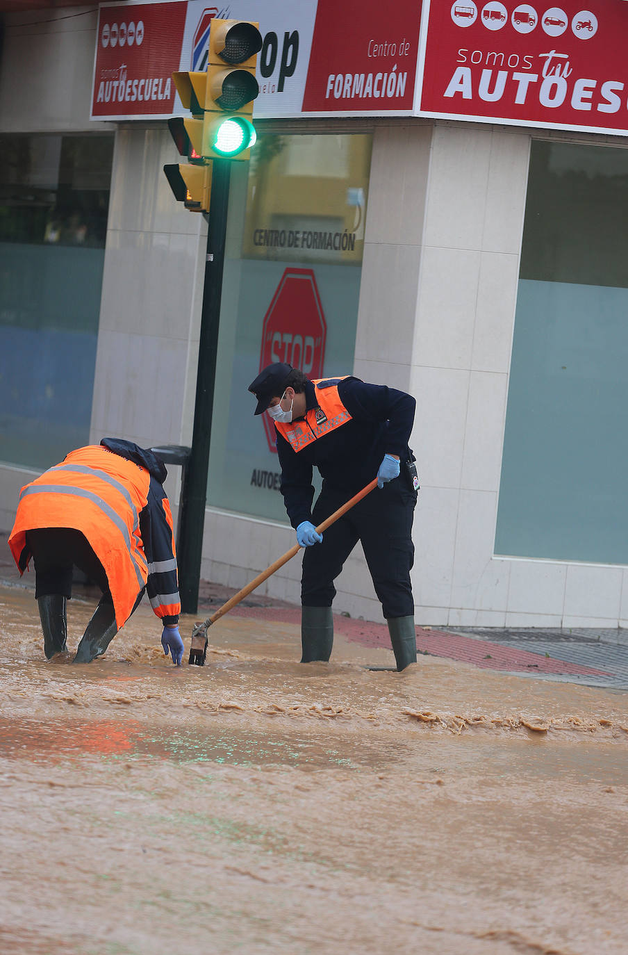 Situación este martes en Campanillas