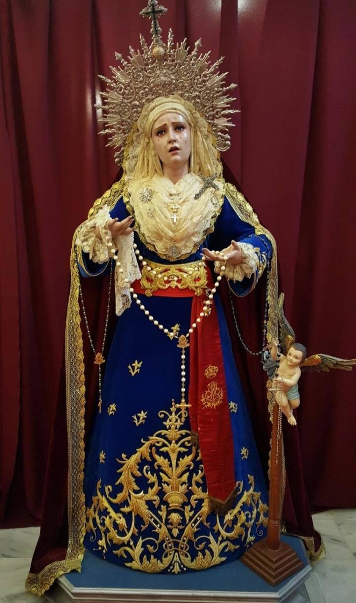 Valentina Frey muestra a su devoción particular, Santa María de la Sagrada Concepción