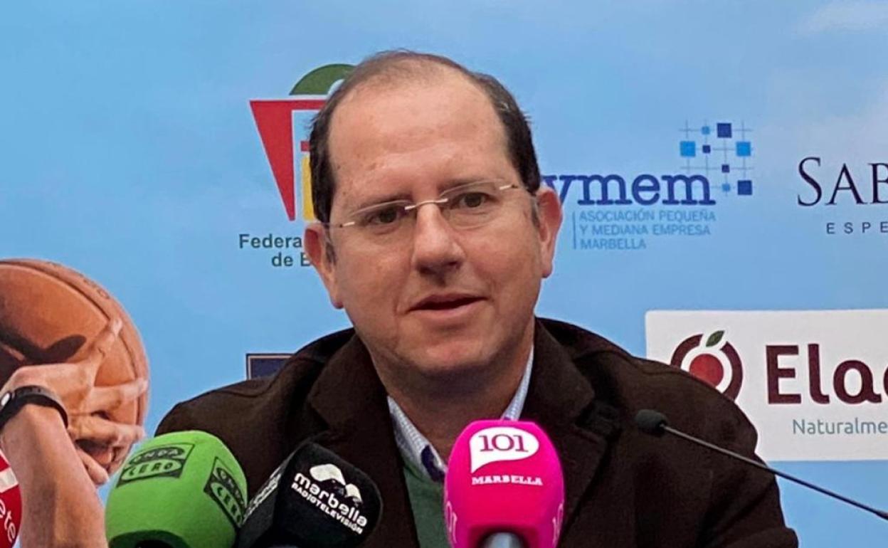 El delegado en Málaga de la Federación Andaluza de Baloncesto, Ricardo Bandrés. 