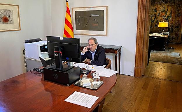 El presidente de la Generalitat, Quim Torra. 