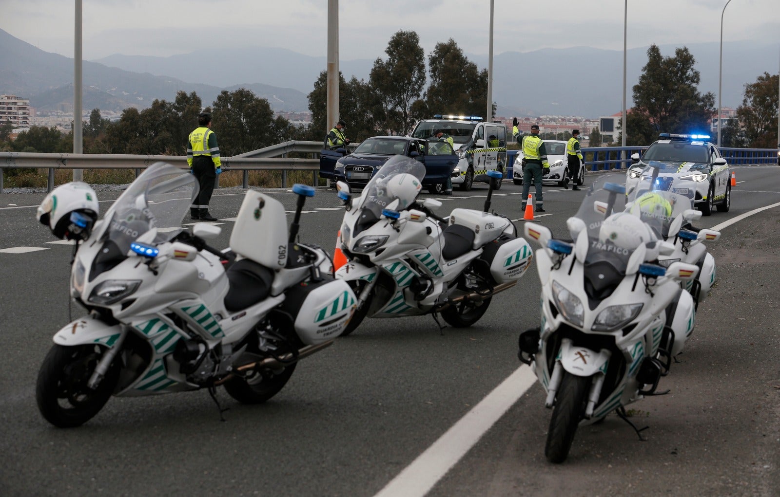 Control de la Guardia Civil. 