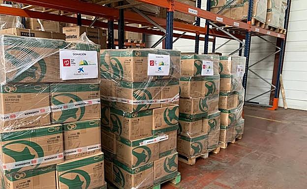 Donaciones de la Fundación Lágrimas y Favores. 