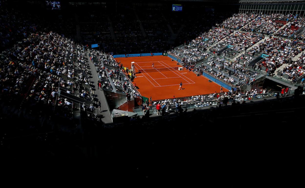 Imagen correspondiente a una edición del Mutua Madrid Open. 