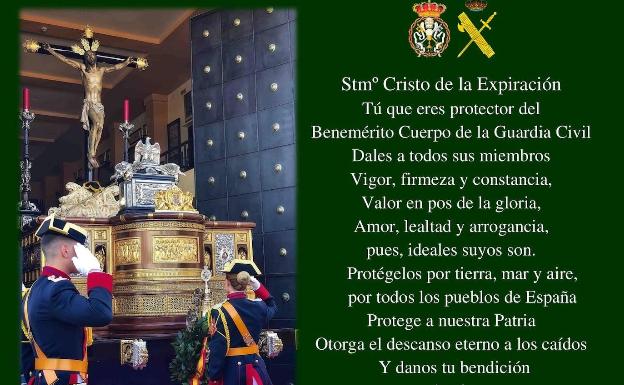 Oración al Cristo de la Expiración. 