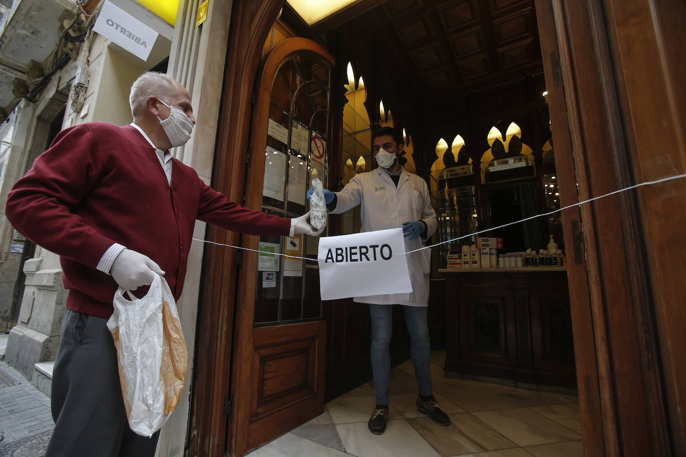 El estado de alarma deja estampas inéditas.