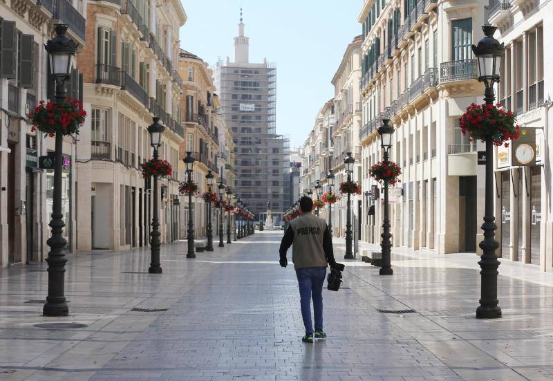 El estado de alarma deja estampas inéditas