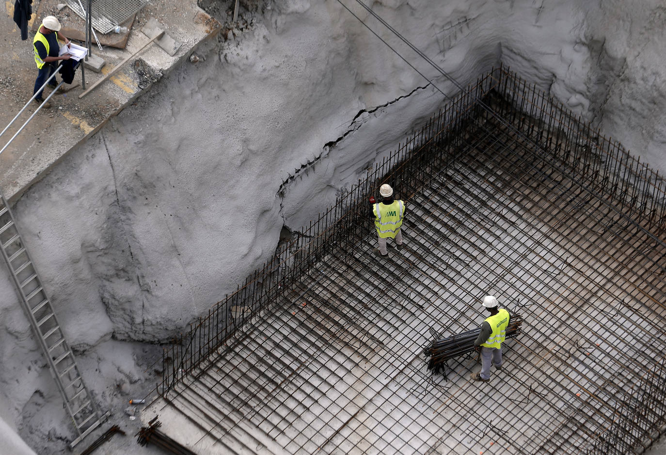 Este lunes varias obras de la capital han vuelto a ponerse en marcha.